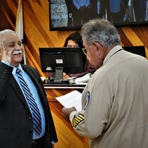 Judge Ulloa and Chief Warden Osborne